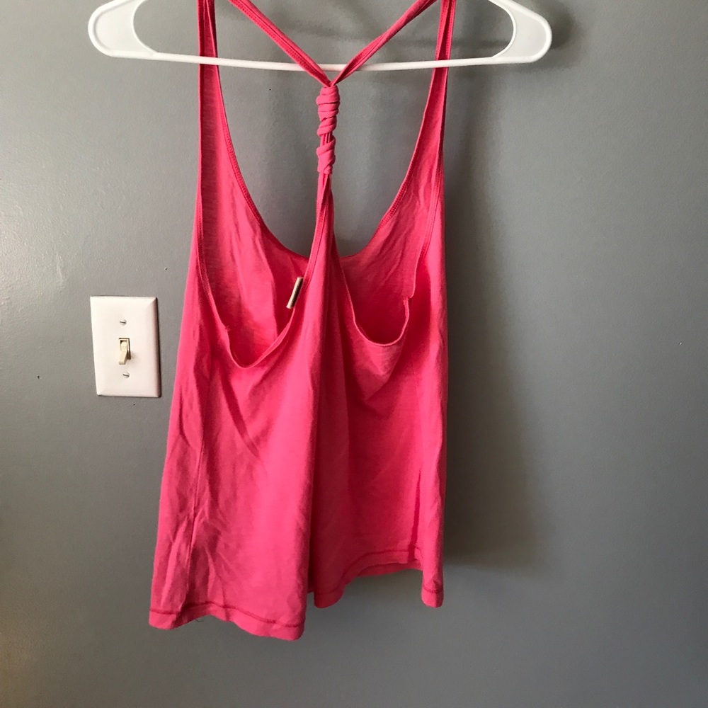 Hollister pink knot back tank - Picture 5 of 6